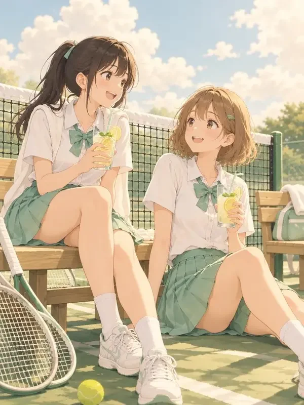 《网球少女的午后》花魁榜封面